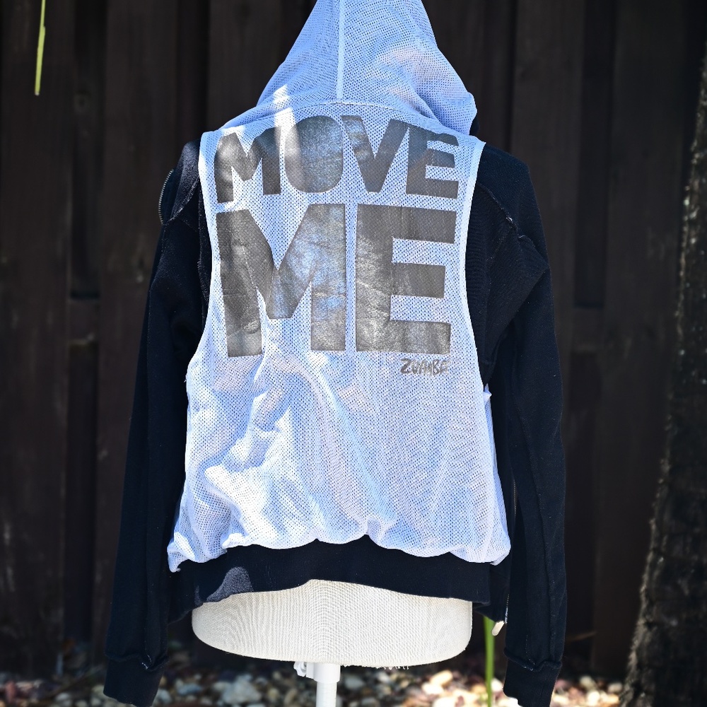 COPY - Move Me Reversible Zumba Jacket with Beaded Zumba logo on Front